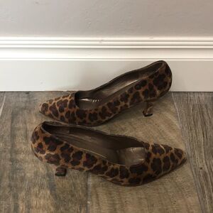 Bruno Magli animal print heels size 9